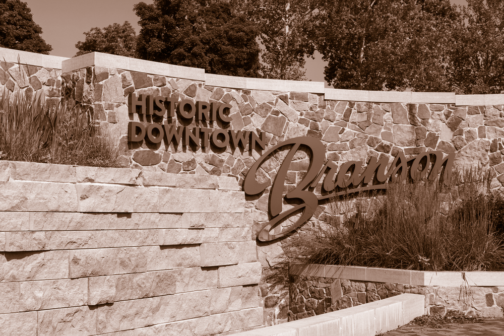 Historic Branson Missouri Sepia
